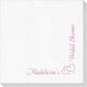 Corner Text with Graphic Double Hearts Deville Napkins Image 1 of 3